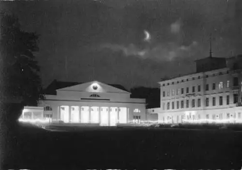 Ansichtskarte, Ostseebad Heiligendamm, Sanatorium, Nachtaufn. 1962