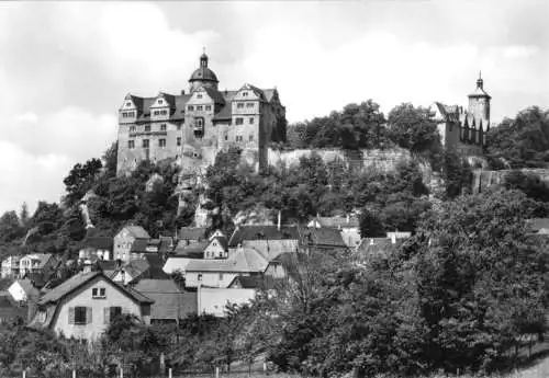 Ansichtskarte, Ranis Kr. Pößneck, Blick zur Burg, 1978