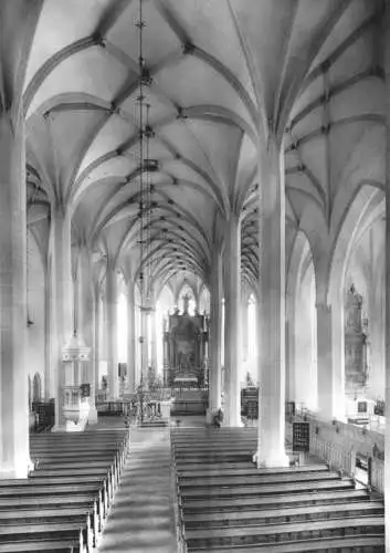 Ansichtskarte, Bautzen, Dom, Innenansicht, 1969