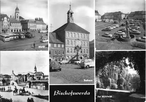 AK, Bischofswerda Sachs., fünf Abb., 1974