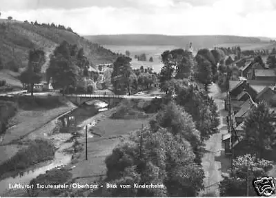 Ansichtskarte, Trautenstein Oberharz, Teilansicht,  1970