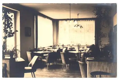 AK, Neuglobsow Kr. Gransee, FDGB-Ferienheim Haus Waldfrieden, Milchbar, 1962