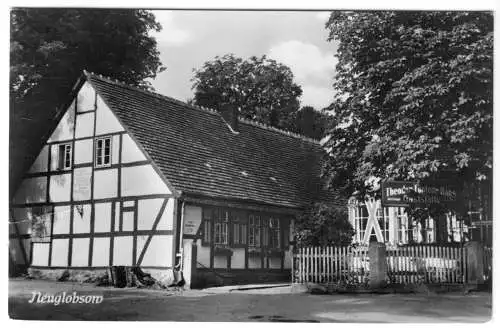 AK, Neuglobsow Kr. Gransee, Theodor-Fontane-Haus, Gaststätte, 1958