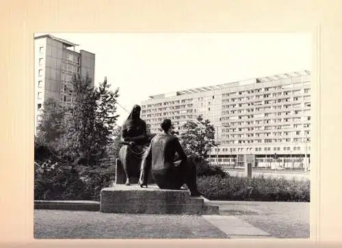 Dresden, Bildmappe mit 10 auf Pappe aufgezogenen Echtfotos, 1968