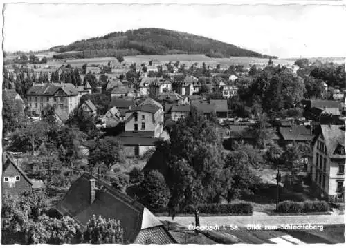 AK, Ebersbach Sachs., Teilansicht, Blick zum Schlechteberg, 1968