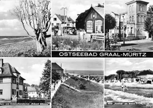 AK, Ostseebad Graal-Müritz, sechs Abb., 1970