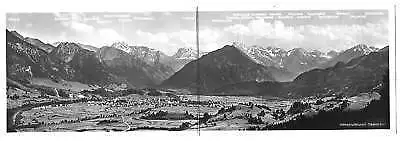 AK, Doppel-AK, Oberstdorf, Panorama, ca. 1960