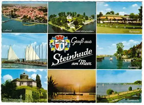 AK, 8 Abb., Steinhude am Meer, ca. 1968