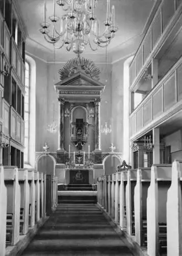 Ansichtskarte, Oberschöna Kr. Freiberg Sachs., 200 Jahre Kirche, Innenansicht, 1965