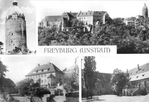 Ansichtskarte, Freyburg Unstrut, vier Abb., 1972