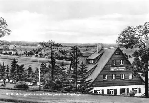 Ansichtskarte, Zinnwald - Georgenfeld Erzgeb., FDGB-Erholungsheim, 1972