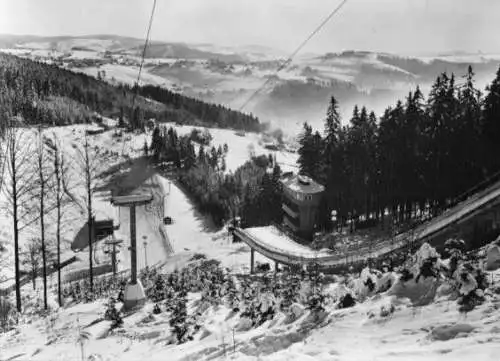 AK, Klingenthal Sachs., Große Aschberg-Schanze, 1964