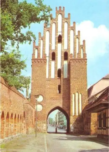 AK, Neubrandenburg, Stargarder Tor, 1989