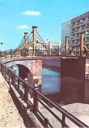 AK, Berlin Mitte, Jungfernbrücke, 1983