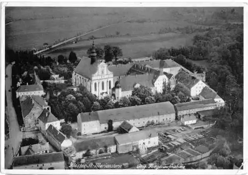 AK, Panschwitz-Kuckau, Kloster, Luftbild, 1938