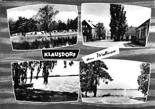 AK, Klausdorf Kr. Zossen, vier Abb., gestaltet, 1965