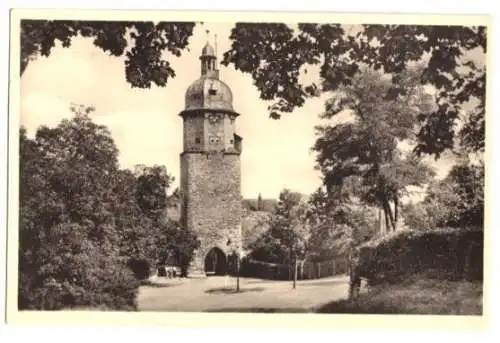 AK, Arnstadt, Neutorturm, 1954