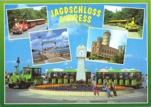 AK, Binz, Rügen, Jagdschlossexpress, 5 Abb., ca. 1994