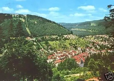 AK, Wildbad Schwarzw., Ansicht mit Sommerberg, 1967