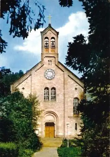 AK, Enzklösterle bei Wildbad Schwarzw., Kirche, 1975