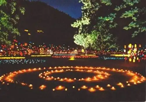 AK, Bad Liebenzell Schwarzw., Lichterfest, um 1977