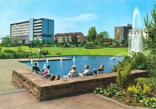 AK, Bad Nauheim, Neues Kurviertel, um 1980