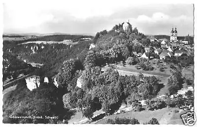 AK, Gössweinstein Fränk. Schweiz, Gesamtansicht, 1962