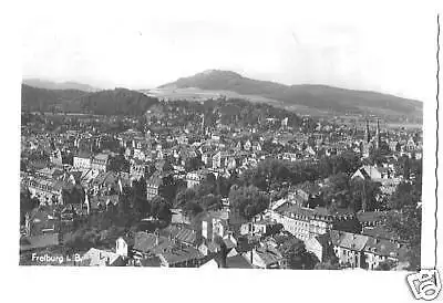 AK, Freiburg im Breisgau, Teilansicht, 1956