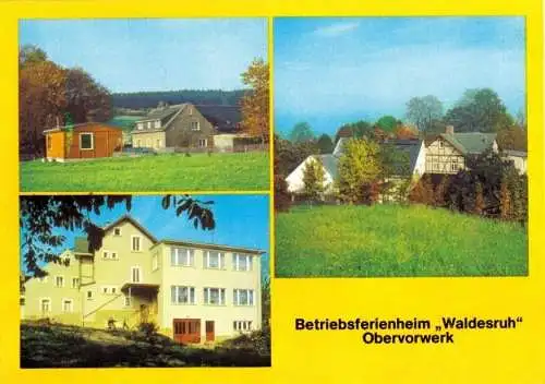 AK, Lengefeld Kr. Marienberg, OT Obervorwerk, Ferienheim Waldesruh, 1985