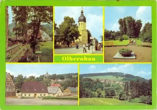 AK, Olbernhau Kr. Marienberg, fünf Abb., 1982