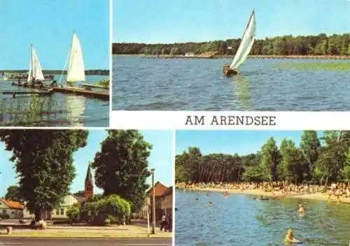 AK, Arendsee Altmark, vier Abb., 1976