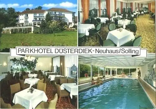 AK, Neuhaus im Solling, "Parkhotel Düsterdiek", 1984