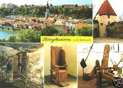 AK, Burghausen Obb., fünf Abb., ca. 1980