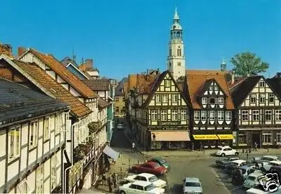 AK, Celle, Großer Plan mit Stadtkirche, um 1977