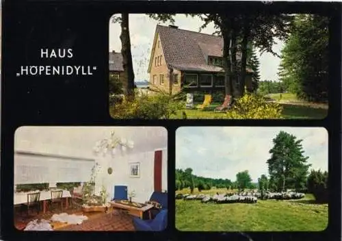 AK, Schneverdingen, Pension Haus "Höpen-Idyll", 1977