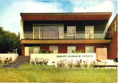 Ansichtskarte, Malente - Gremsmühlen, Kneipp-Kurheim "Ansata", um 1968