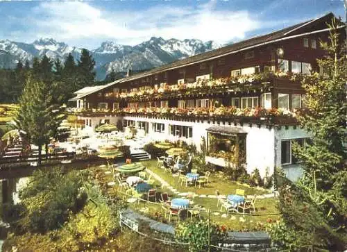 AK, Sonthofen, Hotel "Allgäuer Berghof", ca. 1966