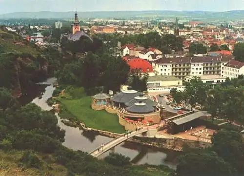 Ansichtskarte, Bad Kreuznach Nahe, Übersicht, Thermal-Sole-Bad