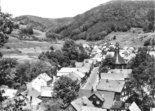 Ansichtskarte, Gießübel Thür. Wald, Ortsmitte, 1977