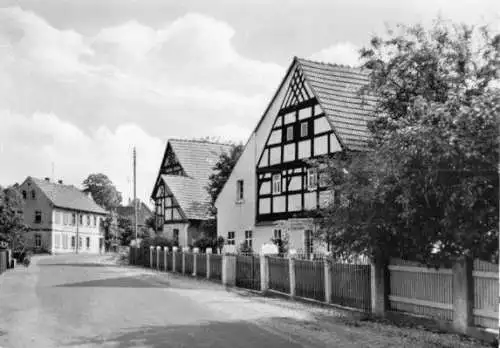 Ansichtskarte, Ehrenhain Kr. Altenburg, Waldenburger Str., 1962