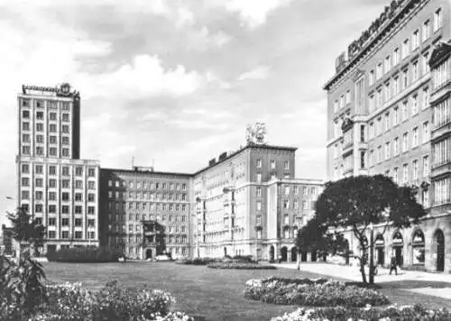 Ansichtskarte, Leipzig, Roßplatz, Teilansicht, 1967