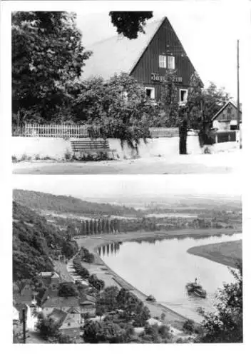 Ansichtskarte, Löbsal über Meißen, FDGB-Heim Jägerheim, 1979