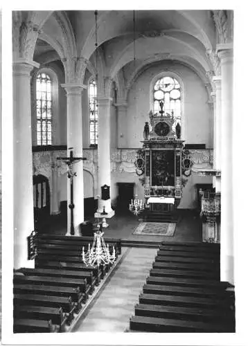 AK, Marienberg Sachs., Marienkirche, Innenansicht, 1957