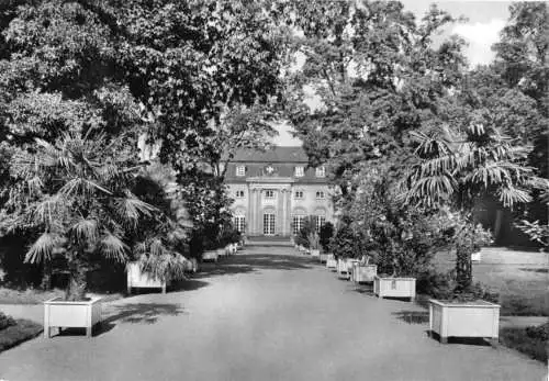 Ansichtskarte, Mosigkau, Schloß, Haupteingang, 1963