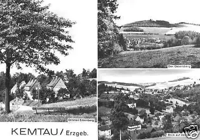 Ansichtskarte, Kemtau Erzgeb., drei Abb., 1983