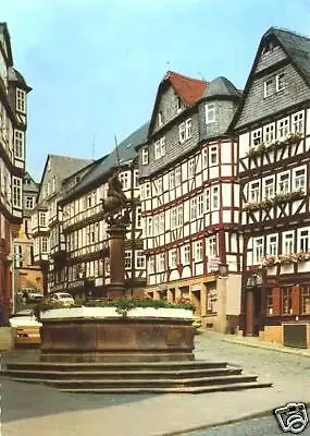 Ansichtskarte, Marburg a.d. Lahn, Teilansicht, Vers. 2, ca. 1972