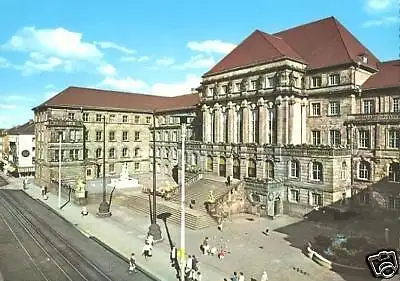 Ansichtskarte, Kassel, Rathaus, ca. 1968