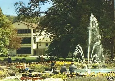 AK, Bad Driburg, Kurpark und Kurmittelhaus, ca. 1970