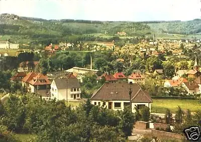 Ansichtskarte, Bad Driburg, Teilansicht, ca. 1968