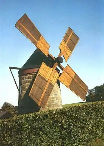 AK, Reichstädt, Kr. Dippoldiswalde, Turmwindmühle, 1988